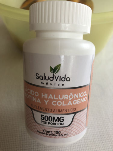 Customer photo review of Biotina, Ácido Hialurónico y Colágeno