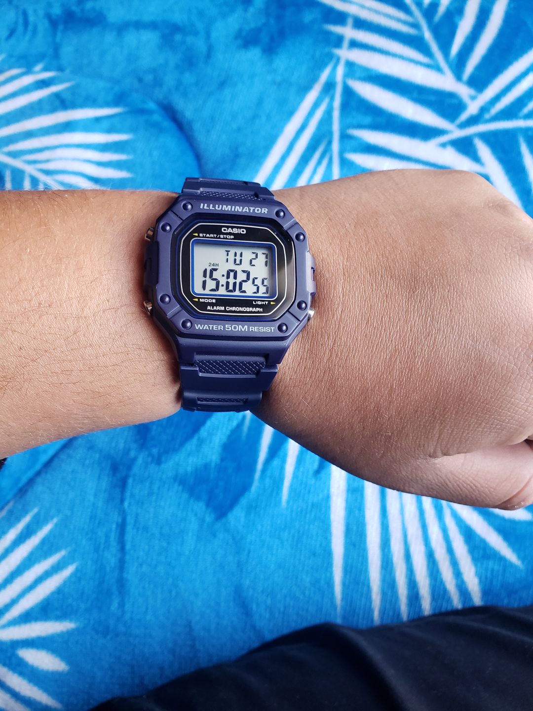 Customer photo review of Reloj Casio Vintage W-218H-2AVDF Azul