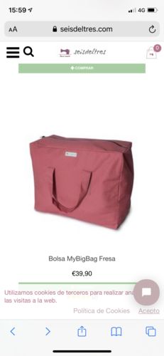 Customer photo review of Bolsa MyBigBag Fresa