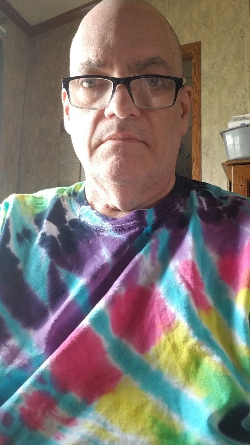 Customer photo review of Flashback Tie Dye T Shirt