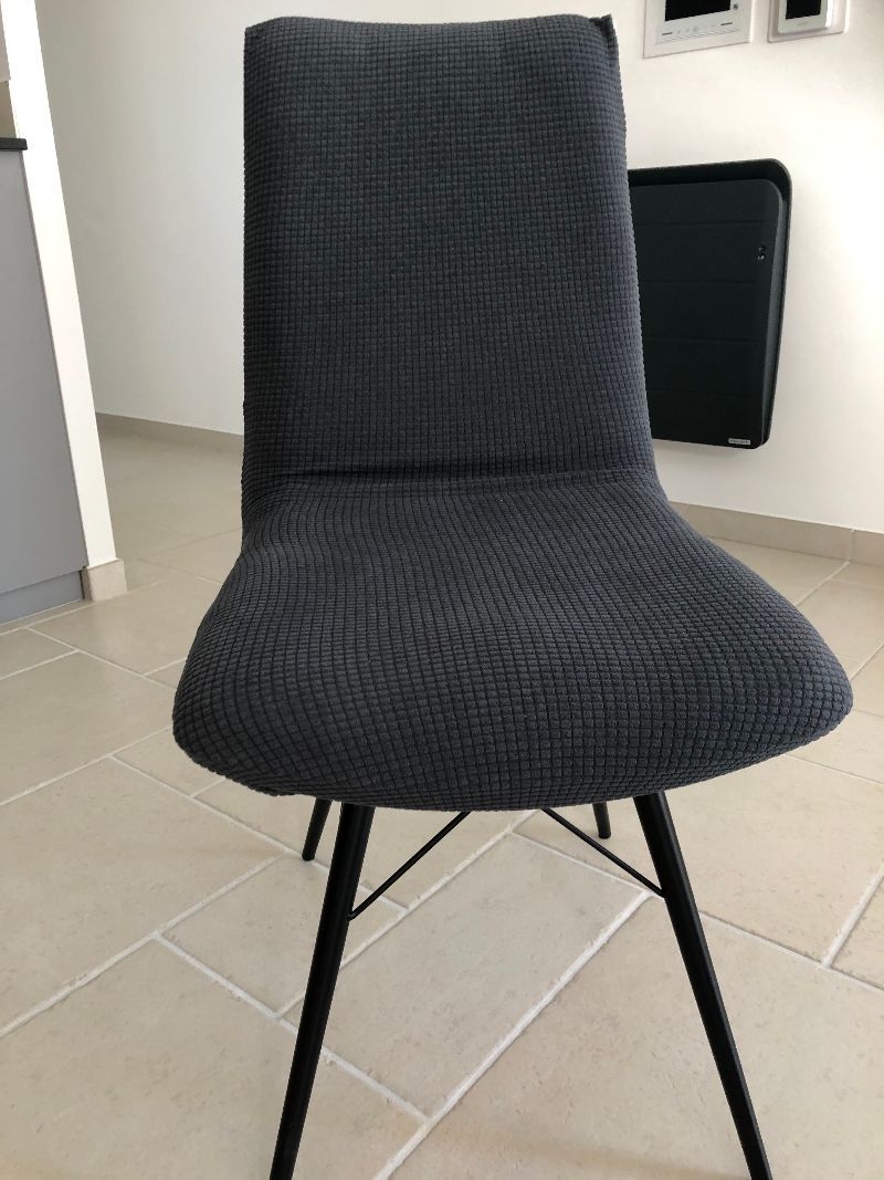Customer photo review of Gris - Housses de chaises - 100% Waterproof et Ultra résistantes