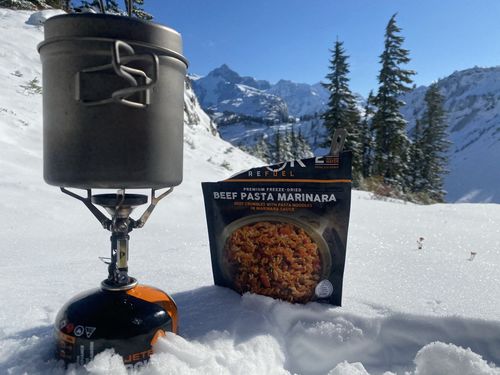 Customer photo review of Beef Pasta Marinara