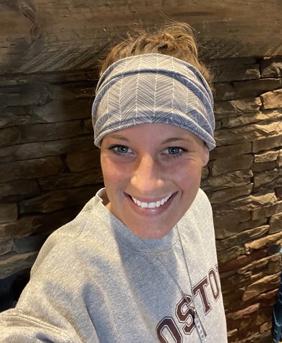 Customer photo review of B&W NIGHTINGALE - 4'' Headband