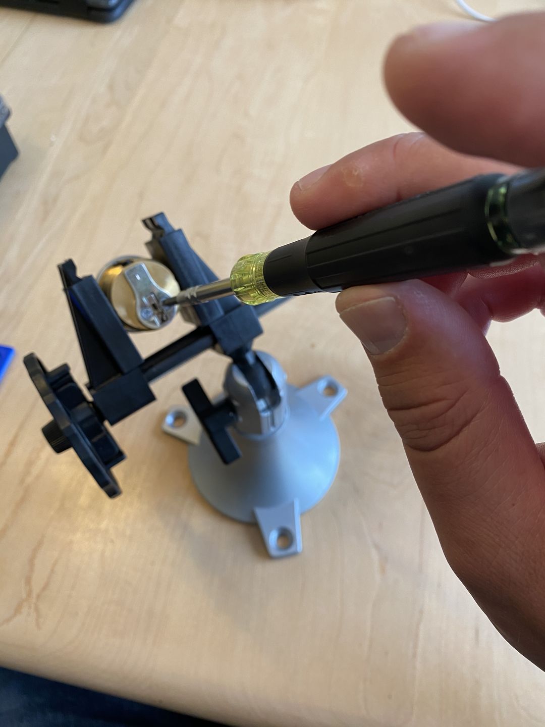 Customer photo review of Klein Tools 32717 All-in-One Multi-Function Precision Screwdriver Set with Case