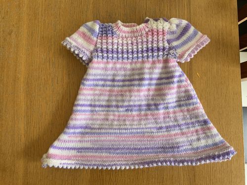 Customer photo review of Baby Mystery Knitting Box