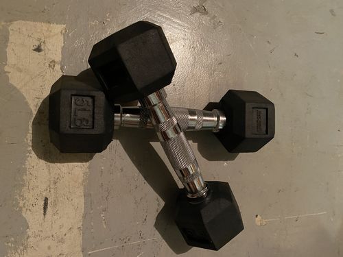 Customer photo review of Hex Head Dumbbell (singles)
