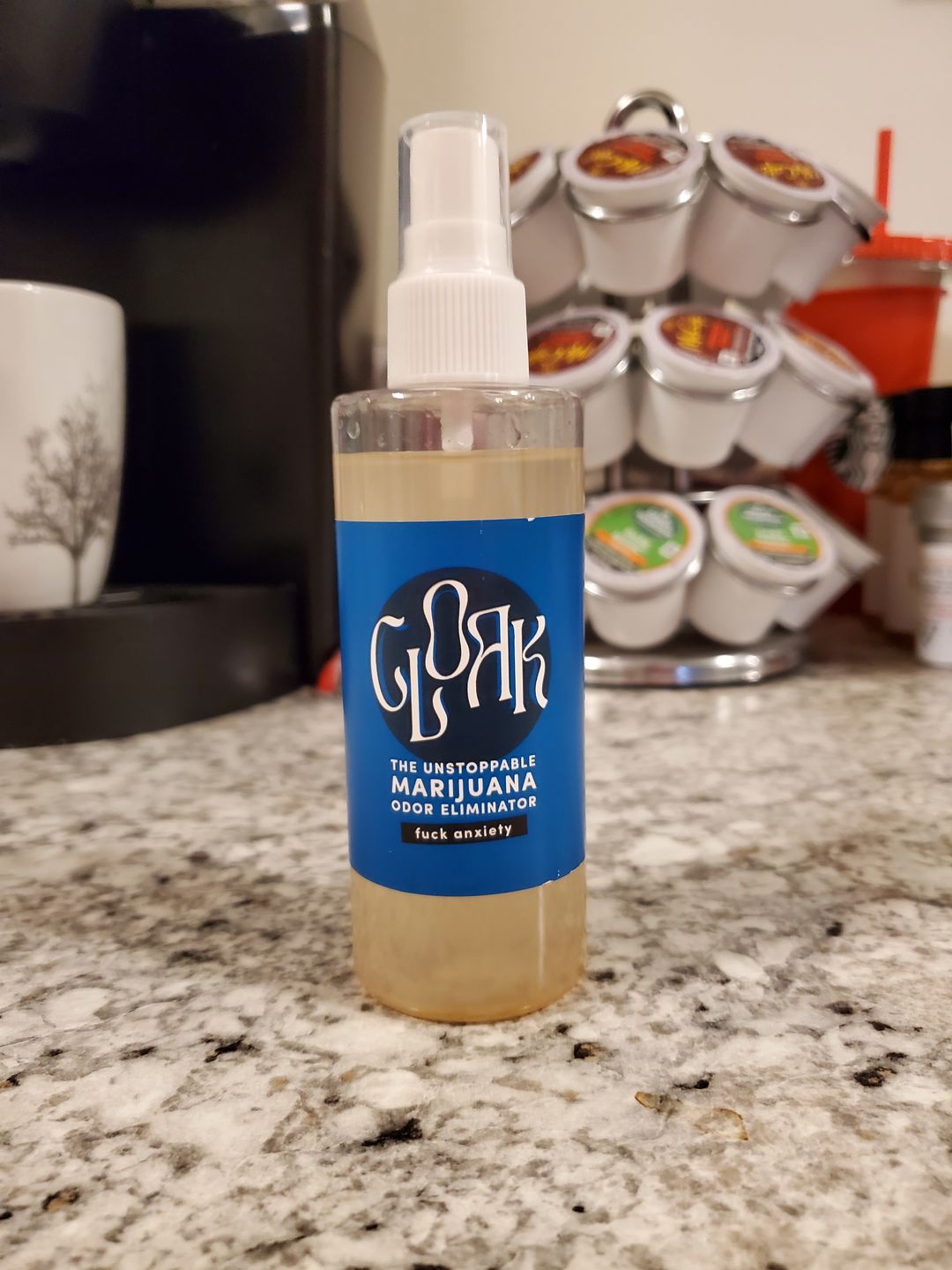 Customer photo review of Fuck Anxiety Cloak Spray