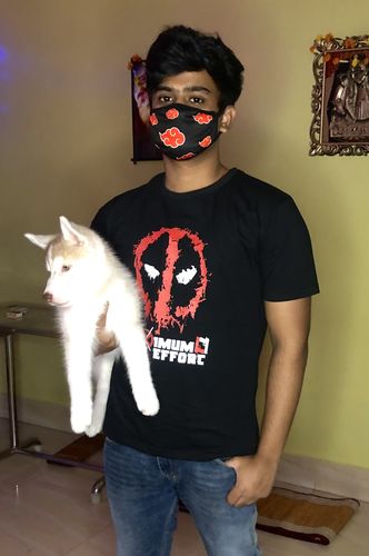Customer photo review of Deadpool Maximum Effort Tshirt