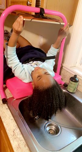 Customer photo review of Shampoo Mat Deluxe