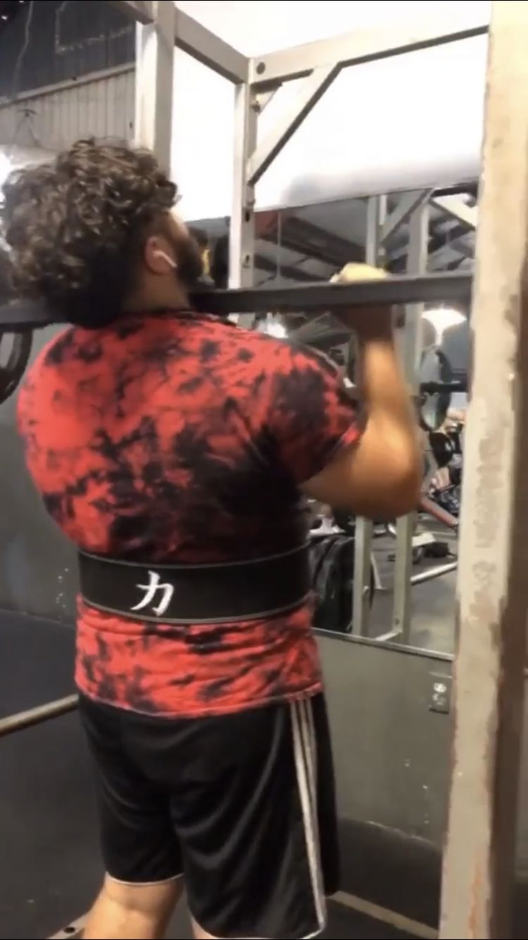 Customer photo review of Strength Shop 13mm Single Prong Belt - IPF Approved - Black