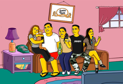 Customer photo review of RETRATO EM ARQUIVO DIGITAL FAMILIA AMARELA