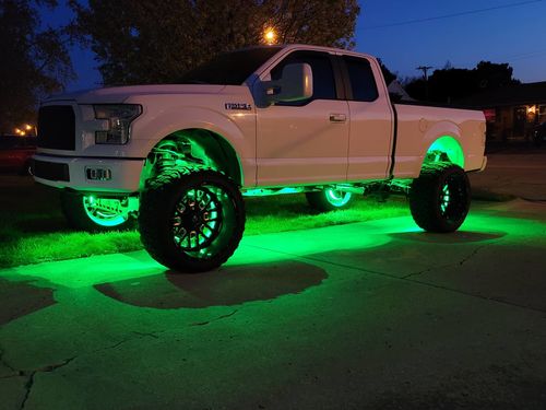 Customer photo review of 20 Row RGB+W Wheel Lights