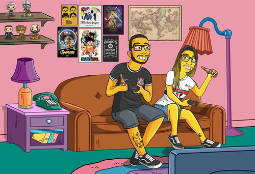 Customer photo review of RETRATO EM ARQUIVO DIGITAL FAMILIA AMARELA