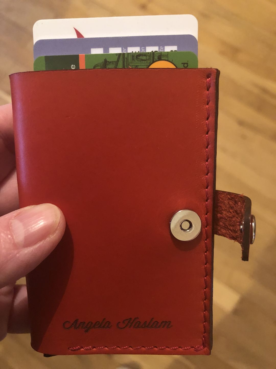 Customer photo review of RFID Wallet