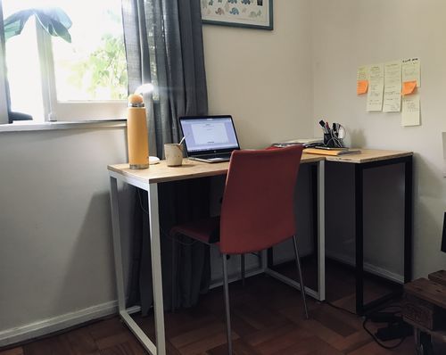 Customer photo review of Escritorio para computador MIMA 90 x 50 Blanco
