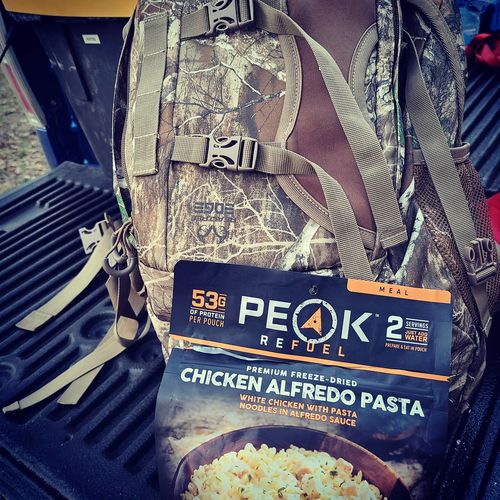 Customer photo review of Chicken Alfredo