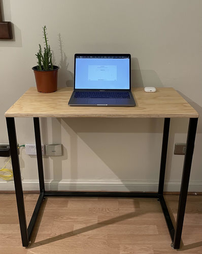 Customer photo review of Escritorio barato MIMA 80 x 40 Negro
