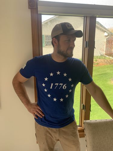 Customer photo review of 1776 Stars Mens Apparel