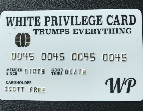 Customer photo review of White Privilege Card