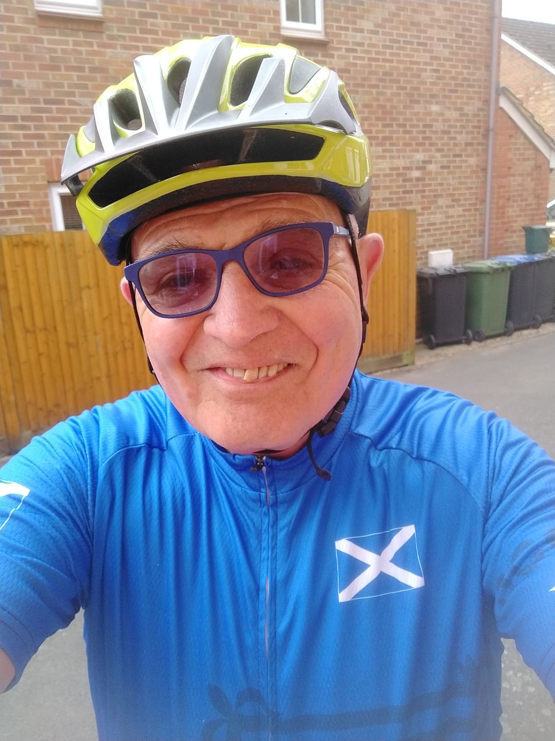 Customer photo review of Scotland Cycling Jersey