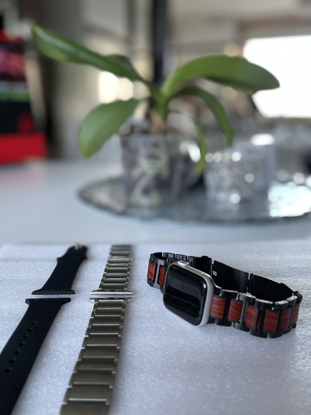 Customer photo review of Philos Wooden Stainless Band (2 Colours)