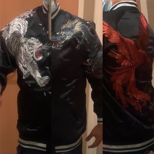 Customer photo review of Four Legendary Creatures Sukajan Souvenir Jacket