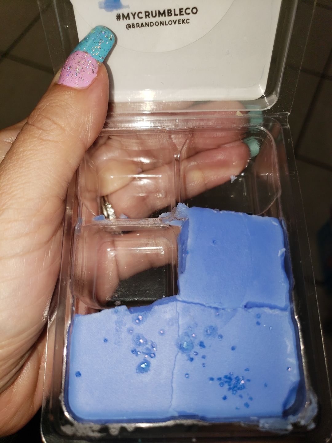 Customer photo review of Fairy Dust Wax Melts