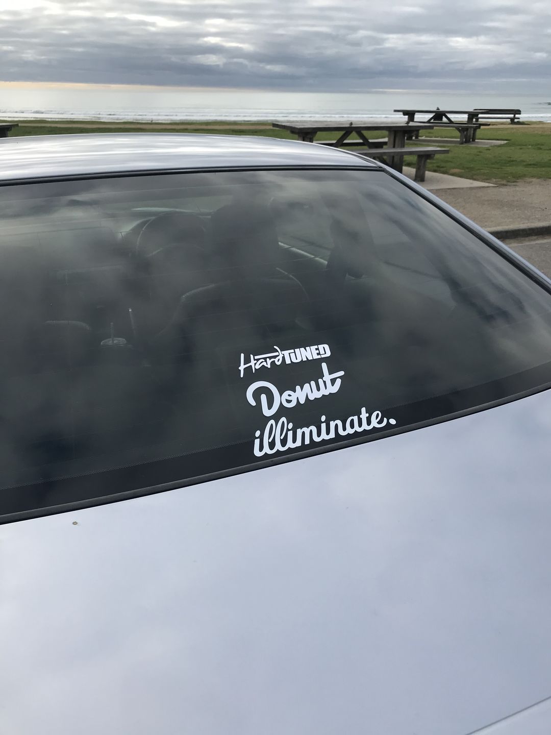 Customer photo review of Hardtuned Classic Vinyl Sticker