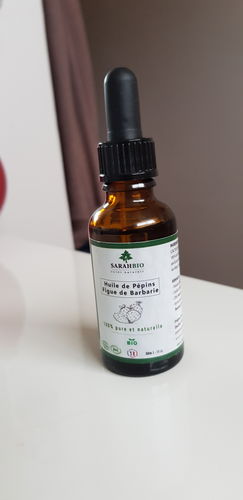 Customer photo review of HUILE GRAINE FIGUE DE BARBARIE 3 flacon 3Oml + Flacon offerte