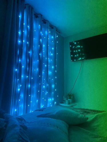 Customer photo review of DormVibes Color Changing Wall Lights