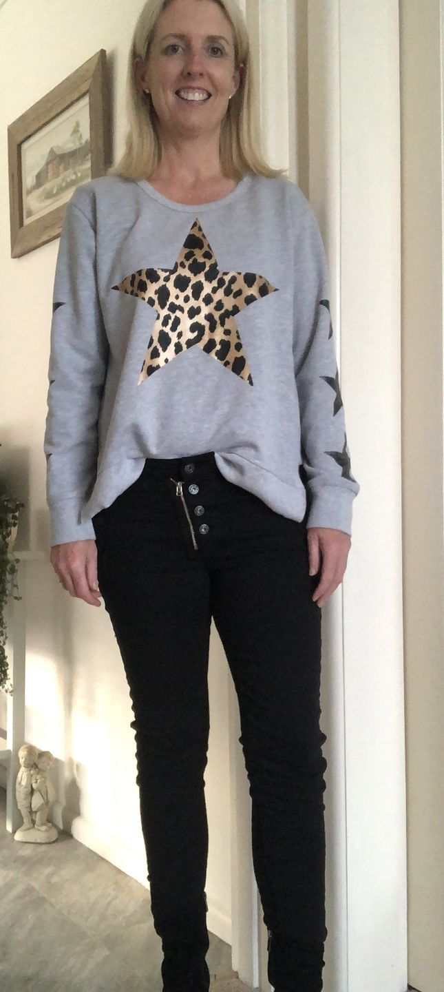 Customer photo review of Italian Star Jeans - Black
