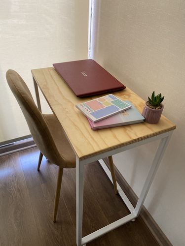 Customer photo review of Escritorio industrial MIMA 70 x 40 Blanco