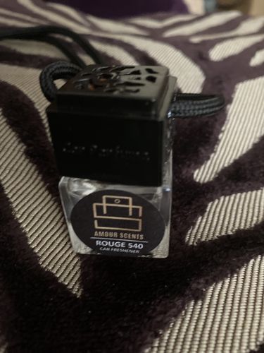 Customer photo review of Baccarat Rouge 540 Car Freshener (Inspired) - Roulette 540