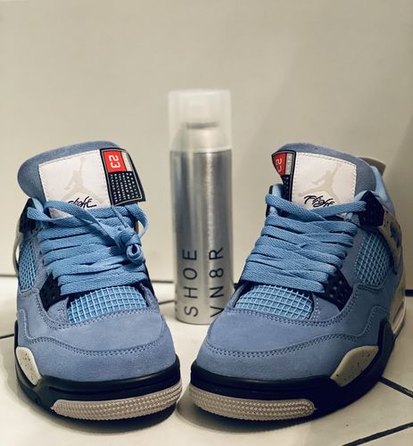 Customer photo review of Air Jordan 4 Retro 'University Blue' Pre Order