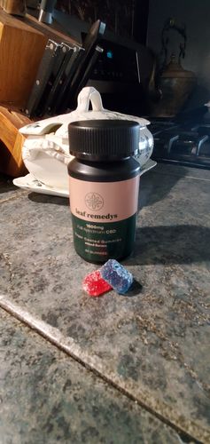 Customer photo review of 1500mg CBD Gummies mixed flavors