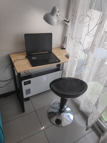 Customer photo review of Escritorio barato MIMA 80 x 40 Negro