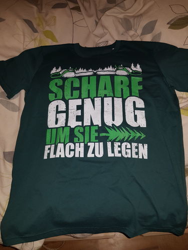 Customer photo review of SCHARF GENUG - BIO - Herren Shirt