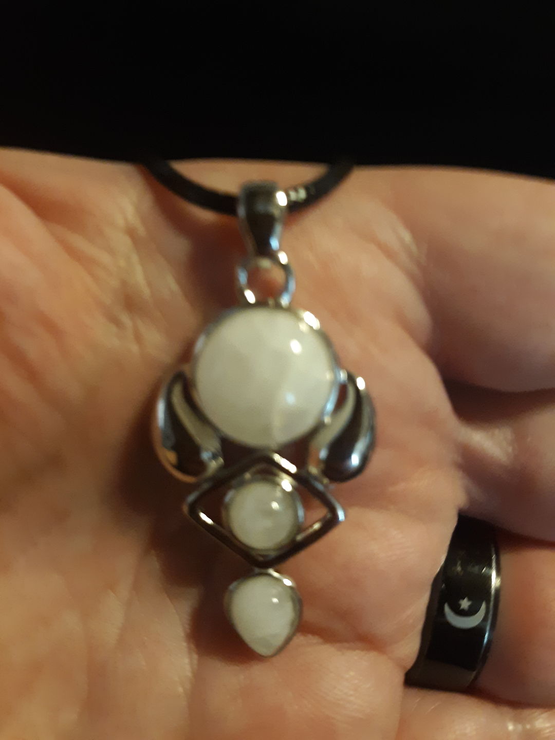 Customer photo review of Pendant Of Glowing Moon