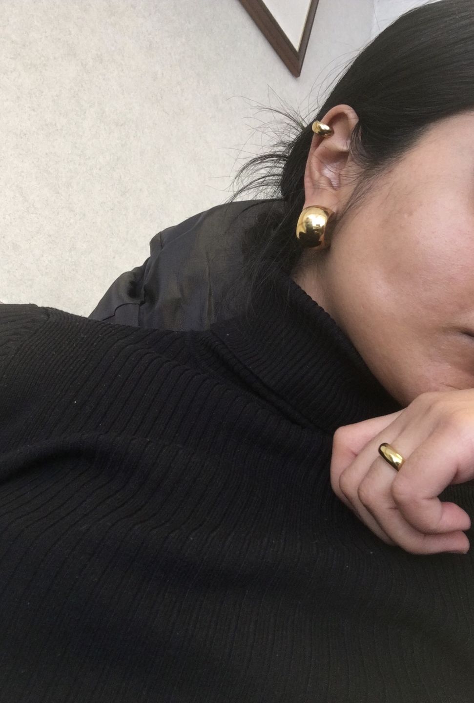 Customer photo review of Earring Cuff