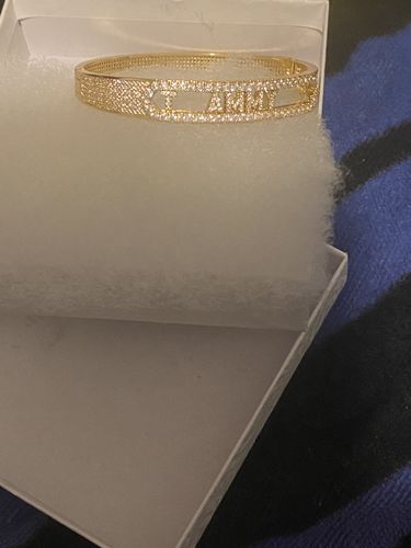 Customer photo review of "Personalize me" Bling Bracelet