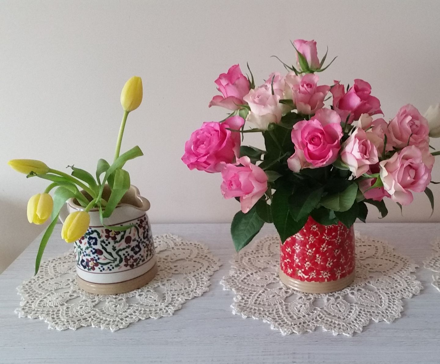 Customer photo review of Small Round Lidded Jar Forget Me Not