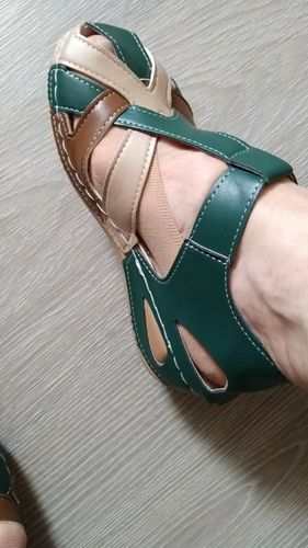Customer photo review of Waterproof Platform Womens Sandals