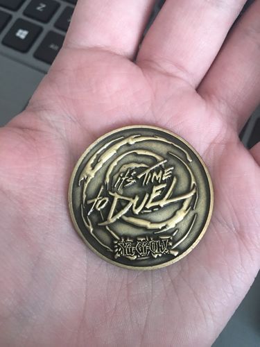 Customer photo review of Yu-Gi-Oh! Game Flip Coin