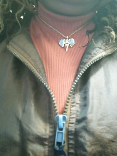 Customer photo review of Guardian Ancestor Necklace