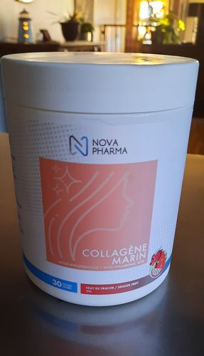 Customer photo review of Nova Pharma - Collagène Marin + Acide Hyaluronique 390g