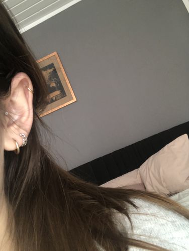 Customer photo review of Chain Ohrringe