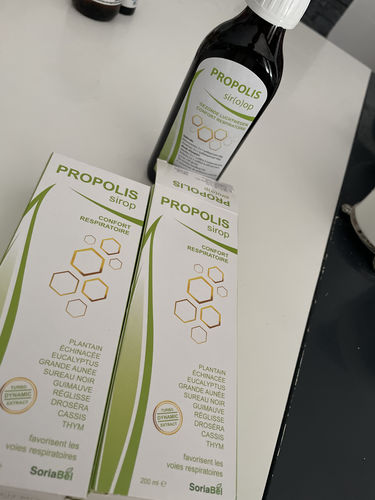 Customer photo review of Pack sirop propolis (2+1) OFFRE VALABLE JUSQU'AU 14 mars 2021 à minuit