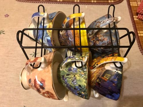 Customer photo review of Van Gogh tea cups