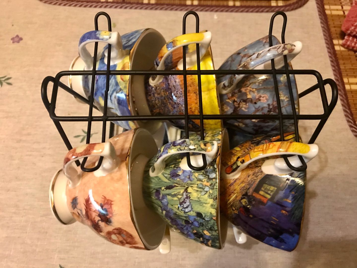 Customer photo review of Van Gogh tea cups