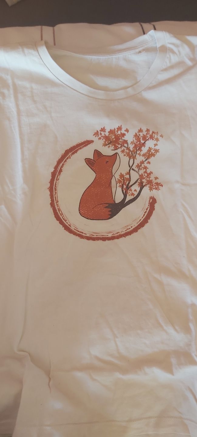Customer photo review of HERBSTFUCHS  - Bio Damen Shirt
